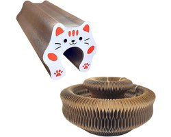 Krabplank Kat - Speeltje Kitten - Nagelverzorging - Duurzaam Golfkarton - 23x23x10 cm