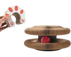 Krabplank Kattenkrabber 2-in-1 Magic Organ Cat Meubelbescherming Kattenspeelgoed