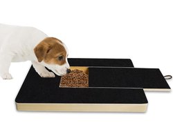 Krabplank nagels schuurpapier hondenkrabboard traktatiebox hondenklauwen - alternatief klauwknippers slijpers honden.