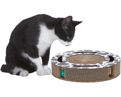 Krabplank Vierkant met Speelballen en Catnip - Kartonnen Krasspeelgoed voor Katten