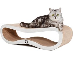 Krabplank voor Katten - Kartonnen Krabmeubel met Modern Design - 84 x 24 x 23 cm