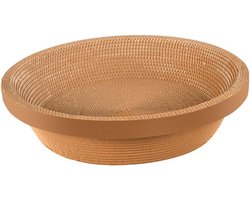 Krabplank voor katten - Krabmat Ligbed - Katten Verzorgen - Ergonomisch Komvormig - 40x40x10 cm