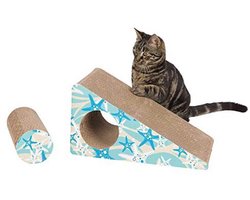 Krabplat 2-delig Turquoise 44x23x21 cm