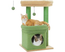 Krabspeelgoed PAWZ Road - kleine krabpaal met meerdere niveaus - gezellig kattenhuis - voor binnenkatten Krabpaal
