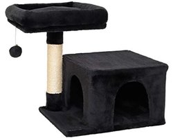 Krabton Voor Katten - Krabpaal Voor Zware Katten - Zwart