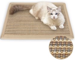Krabton voor Katten - Natuurlijk Sisal Kraboppervlak - Duurzaam Houten Frame - Stijlvol en Entertainmentrijk Design - Inclusief Speelse Elementen - Veilige Ruimte voor Ontspanning - Eenvoudig Te Monteren - 40 x 60 cm