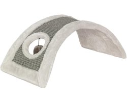 Krasbord Brug - Beige Grijs met Extra Grote Krabpaal