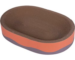 Kraskussen Katten - Krabplanknest - Binnenkatten - Hoge Dichtheid Papier - 46 x 30 x 11 cm