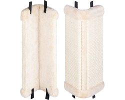 Kratzplank voor Katten - 2x Wand Kratzbrett voor Hoek - 43x22x2 cm - Sisal en Polyester