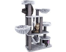 Lexium Krabpaal voor zware katten - Krabpaal voor grote katten - Stevige krabpaal - Geschikt voor grote en zware katten