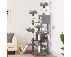 Lichtgrijze krabpaal kattenboom