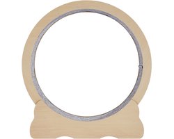 Looprad voor katten, grote loopband voor katten voor binnen, 90 cm, met afneembaar tapijt en kattenhengel om te rennen/wandelen/trainen, geschikt voor de meeste katten