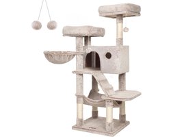 mavoa® Krabton - Kattenpaal - Krabpaal grote katten - 49x49x135cm