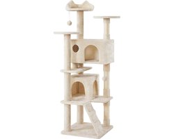 mavoa® Krabton - Kattenpaal - Krabpaal grote katten - 55x55x178cm