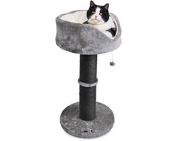 MaxxPet Krabpaal - Kattenspeeltuig- Krabton - 50x50x95cm - Grijs