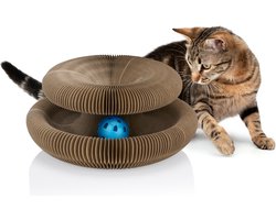 maxxpro Kattenspeelgoed - Krabkarton - Catnip - Speelbal