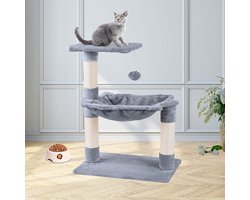 MC Star Krabpaal voor kleine Katten Cat Tree 50 x 36 x 70 cm - Grijs