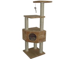 Merkloos Krabpaal Susan Beige - 40X40X120 CM