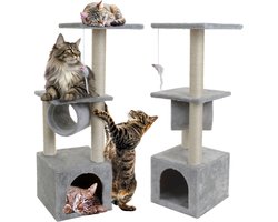 Mersjo Serie - Krabmeubel - 92 cm - Huisje - Platform - Speeltjes