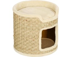 MKSS® Krabton Voor Katten - Krabboom - Krabben Haver - 40x40x40cm - Natuurlijk