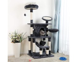 Nancy's XL Luxe Katten Krabpaal - Hangmat - Ligplaatsen - Katten Klim - Krabpalen