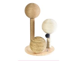 NapZZZ Houten krabpaal Gabi 36*36*H55 cm