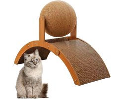 Krabplank: Natuurlijk sisal tapijt vloer krabplank kat - katten speelgoed - 35 x 26 cm - antislip design - krabbank voor meubelbescherming - krabplank voor katten