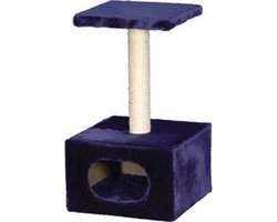 Nobby krabmeubel classic 3 pluche en sisal blauw 33 x 33 x 56 cm - 1 st