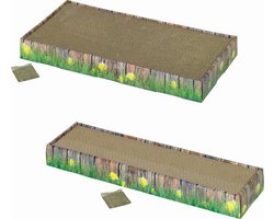 Nobby krabplank karton in doos - 48 x 125 x 5 cm