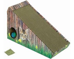 Krabplank: Nobby Krabplank van karton schuin, 47 x 20 x 26 cm