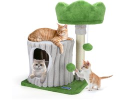 Nobleza 42U - krabpaal voor Katten - Kattenspeelgoed - Kattenhuis - Kattenmand - 40x30x53cm