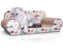 Nobleza Krabplank katten - Kattenspeelgoed - Krabmeubel - Karton - Catnip