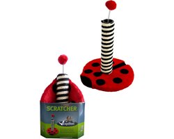 Papillon - Kittenkrabpaal lieveheersbeestje - 31 x 31 x 43 cm