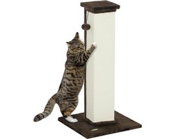 PawHut-Kattenkrabpaal-41x41x81cm-Sisal-Bruin