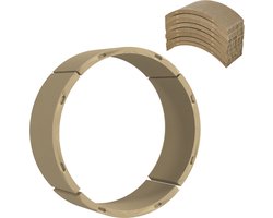 PawHut Katzen Kratzbrett, 8 Set Kratzpappe Recycelbar, Wellpappe Kratzmatten für Katzenlaufrad, Katzen bis 5 kg, 55 x 25,5 x 3 cm, Braun