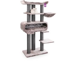 Petrebels Krabpaal XL Krabpaal Route 180 - Cappuccino - Voor grote katten - 76 x 60 x 180 cm