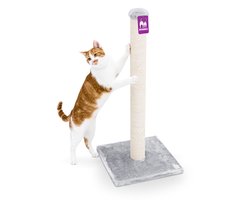 Petrebels Maine 90 krabpaal - Grijs - 40 x 40 x 90 cm - extra stabiel