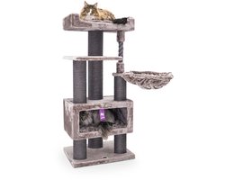 Petrebels Parklane 131 Krabpaal - Cappuccino - Extra Dikke Stammen - 58 x 45 x 131 cm