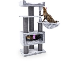 Petrebels Parklane 131 Krabpaal - Grijs - Extra Dikke Stammen - 58 x 45 x 131 cm