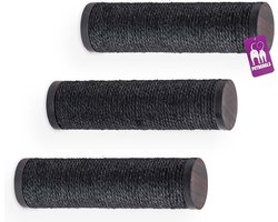 Petrebels Wandmeubel wandmontage Klimmuur Kat - Kattenmuur Horizon 0930 set-Wengé - 9 x 9 x 34 cm