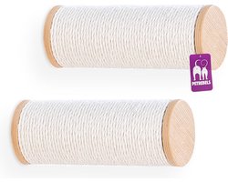 Petrebels Wandmeubel wandmontage Klimmuur Kat - Kattenmuur Horizon 1530 set-Rusty Oak - 15 x 15 x 34 cm