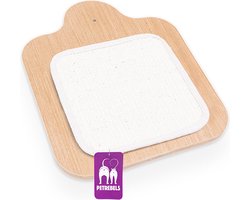 Petrebels Wandmeubel wandmontage Klimmuur Kat - Kattenmuur Level 40-Rusty Oak - 40 x 40 x 2 cm