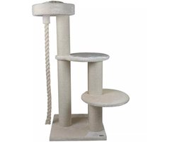 Quapas - XXL krabpaal - katten krabpaal - groot - maine coon - boskat - Sturdy creame - 44kg - 143cm h