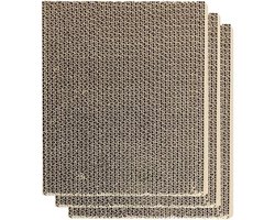 Record - Reservedoos voor krabpaal driehoek - 3-pack - aan beide zijden bruikbaar - eenvoudige montage - afmetingen: 29,5 x 24 x 3,7 cm