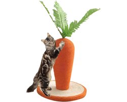 Recyclebare Sisal Kattenkrabber - Wortelvorm - Slijtvast - Minder Puin - Kattenkrabpaalbord - Voor Kittens en Volwassen Katten - Maat S .