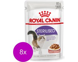Royal Canin Sterilised - In Gravy - Kattenvoer - 8 x 12x85 g Bonuspack