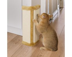 Sisal Katzenschraper voor Muur en Hoek - Krabplank voor Binnenkatten