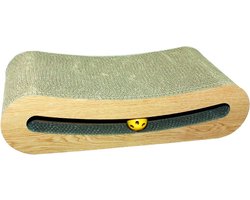 Smiley Cat Scratcher - krabboom met speelbal