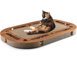 Speelplaat voor katten met geïntegreerde krabplek | 85 x 54 x 5,8 cm