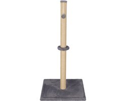 Springos Krabpaal - Voor Katten - Meubelbescherming - 75 cm - Bruin/Donkergrijs